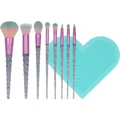 Moda Unicorn Dream Full Face 9-piece Makeup Brush Set In Multi Color