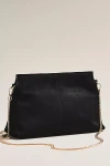 Modaluxe Faux Suede Clutch In Black