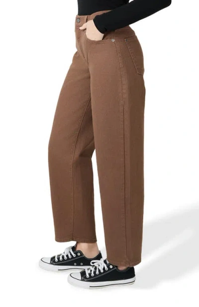 Mod/am Daisy Barrel Jeans In Brown
