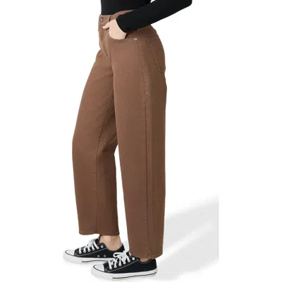 Mod/am Daisy Barrel Jeans In Brown