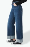 Mod/am Rexford Cuff Jeans In Animal Print