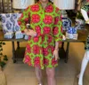 Modaposa Alcee Dress In Baroque Tile Jasmine Pink