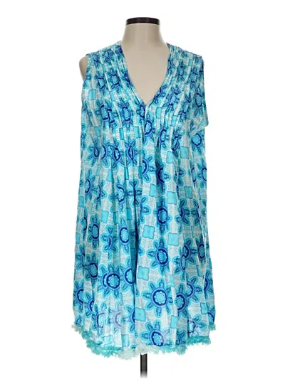 Pre-owned Modaposa Casual Dress In Blue