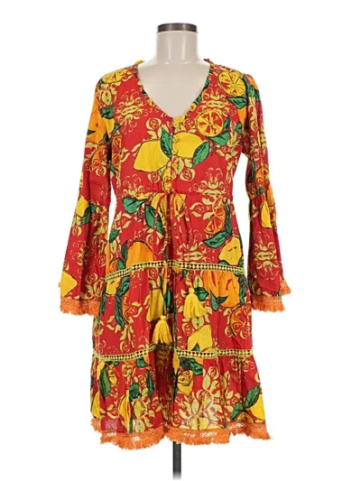 Pre-owned Modaposa Casual Dress In Red