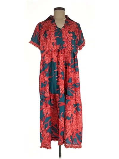 Pre-owned Modaposa Casual Dress In Red