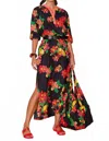 Modaposa Elina Printed Kurta Maxi Dress In Multi In Multi