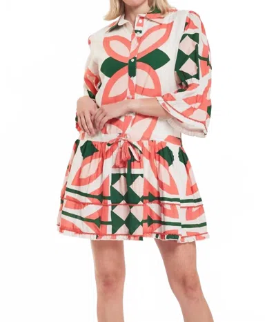 MODAPOSA SUGAR MINI DRESS IN WATERMELON