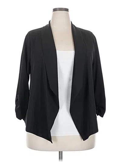 Pre-owned Modcloth Blazer Jacket In Black