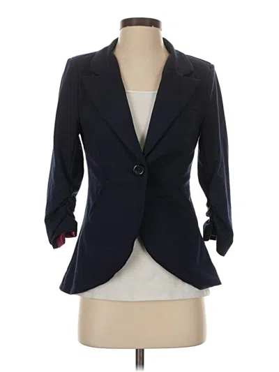 Pre-owned Modcloth Blazer Jacket In Blue
