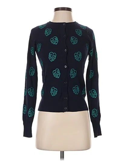 Pre-owned Modcloth Cardigan Sweater In Teal