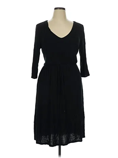Pre-owned Modcloth Casual Dress In Black