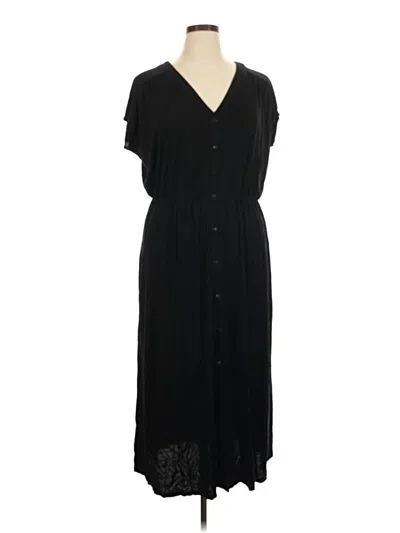 Pre-owned Modcloth Casual Dress In Black
