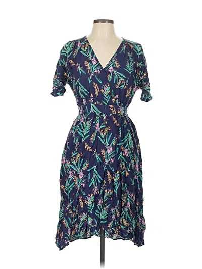 Pre-owned Modcloth Casual Dress In Blue