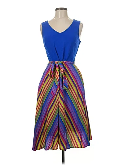 Pre-owned Modcloth Casual Dress In Blue