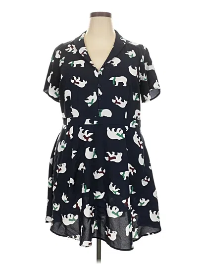 Pre-owned Modcloth Casual Dress In Blue