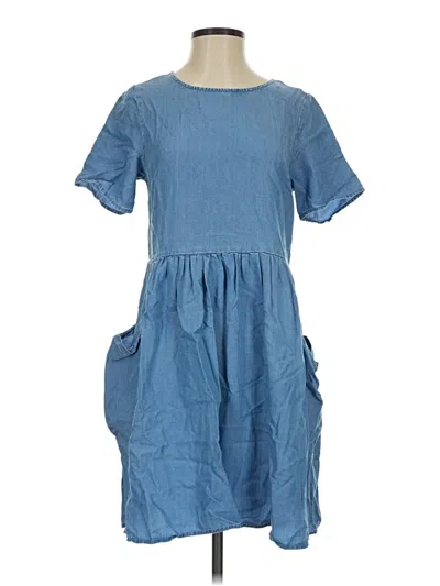 Pre-owned Modcloth Casual Dress In Blue