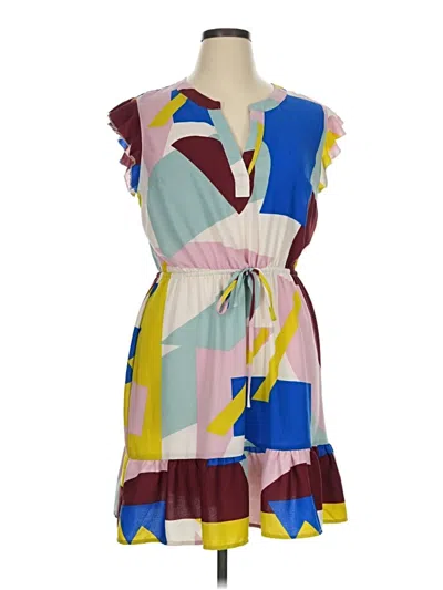 Pre-owned Modcloth Casual Dress In Blue