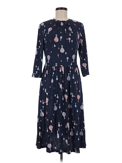Pre-owned Modcloth Casual Dress In Blue