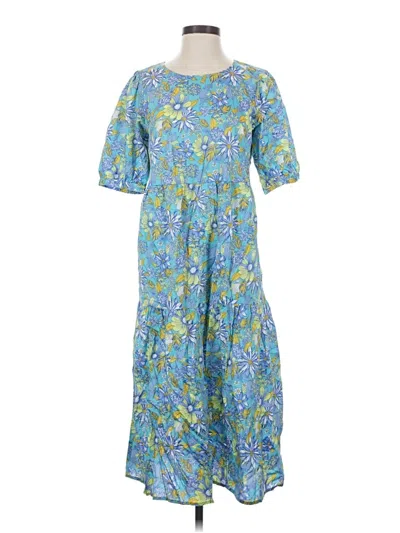 Pre-owned Modcloth Casual Dress In Blue
