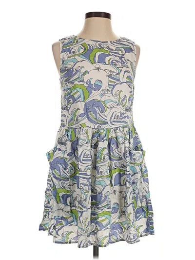 Pre-owned Modcloth Casual Dress In Blue