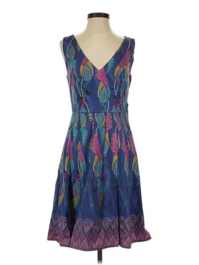 Pre-owned Modcloth Casual Dress In Blue