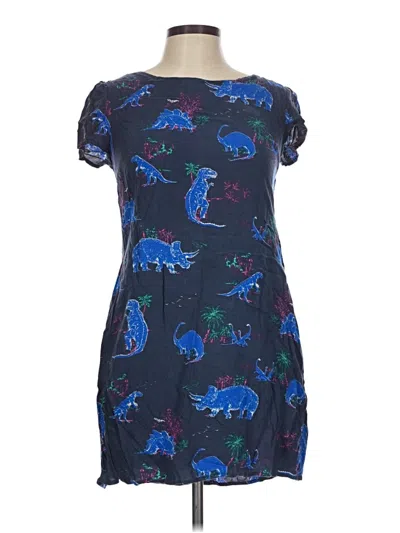 Pre-owned Modcloth Casual Dress In Blue