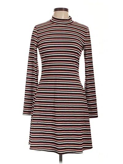 Pre-owned Modcloth Casual Dress In Brown
