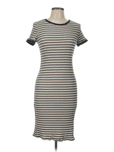 Pre-owned Modcloth Casual Dress In Gray