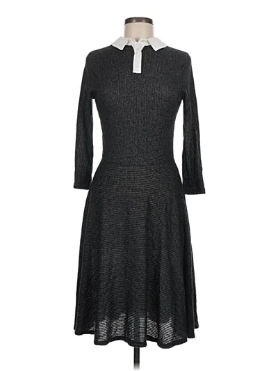 Pre-owned Modcloth Casual Dress In Gray