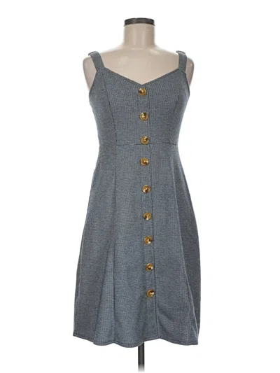 Pre-owned Modcloth Casual Dress In Gray