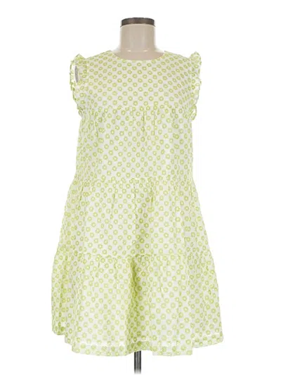 Pre-owned Modcloth Casual Dress In Green