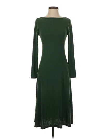 Pre-owned Modcloth Casual Dress In Green