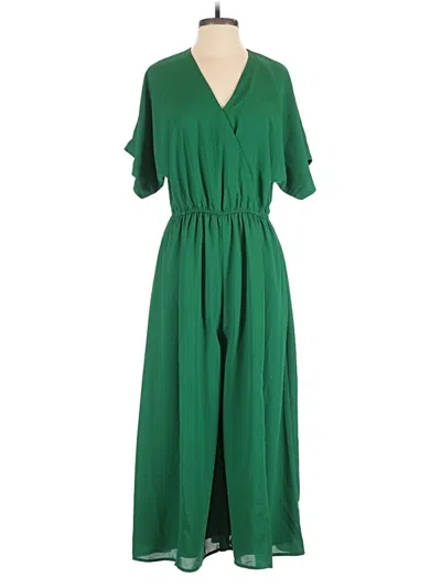 Pre-owned Modcloth Casual Dress In Green