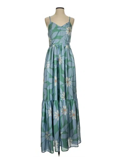 Pre-owned Modcloth Casual Dress In Green