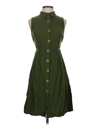 Pre-owned Modcloth Casual Dress In Green