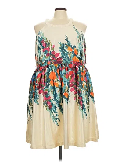 Pre-owned Modcloth Casual Dress In Ivory