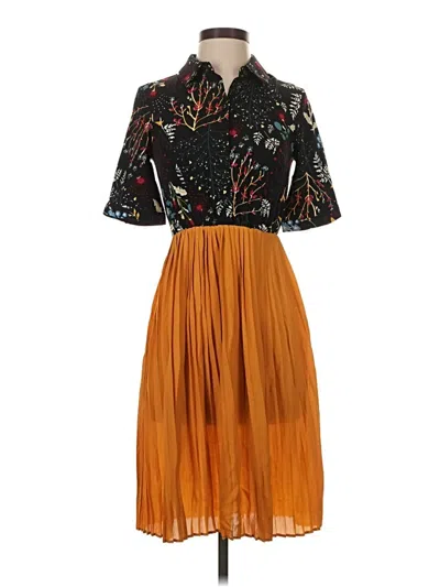 Pre-owned Modcloth Casual Dress In Orange