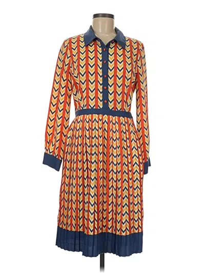 Pre-owned Modcloth Casual Dress In Orange