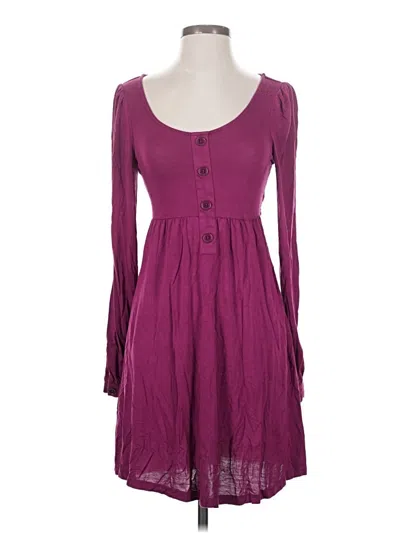 Pre-owned Modcloth Casual Dress In Purple