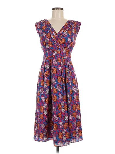 Pre-owned Modcloth Casual Dress In Purple