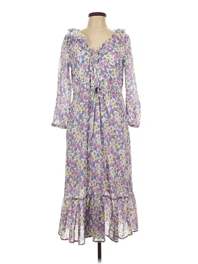 Pre-owned Modcloth Casual Dress In Purple
