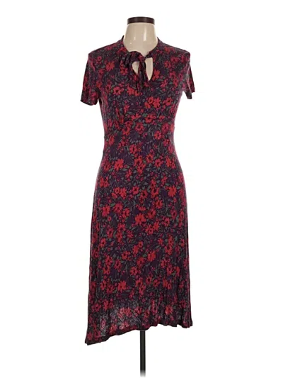 Pre-owned Modcloth Casual Dress In Red