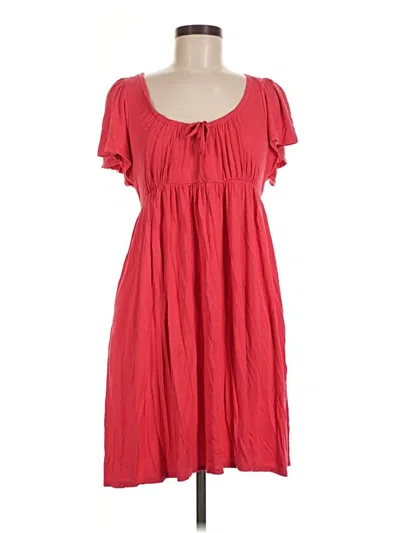 Pre-owned Modcloth Casual Dress In Red
