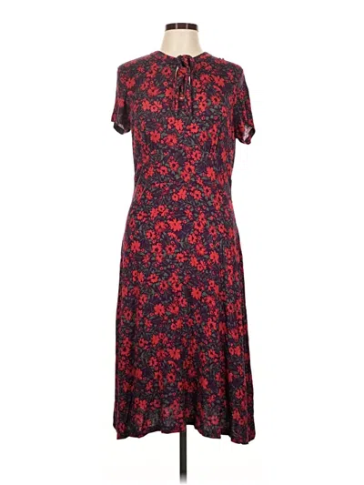 Pre-owned Modcloth Casual Dress In Red