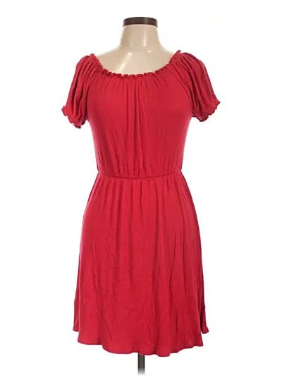 Pre-owned Modcloth Casual Dress In Red