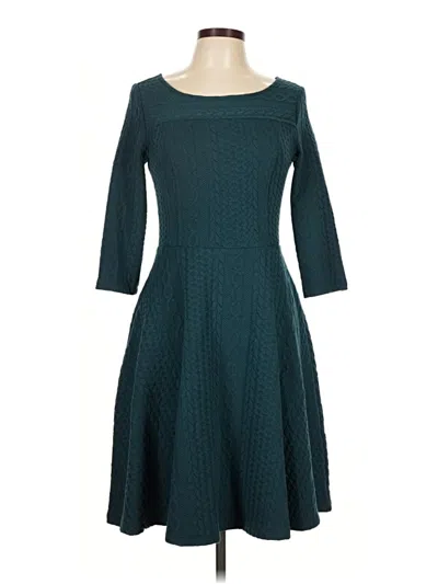 Pre-owned Modcloth Casual Dress In Teal