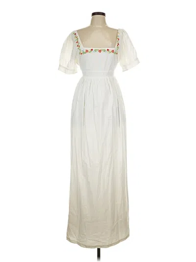 Pre-owned Modcloth Casual Dress In White