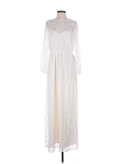 Pre-owned Modcloth Casual Dress In White
