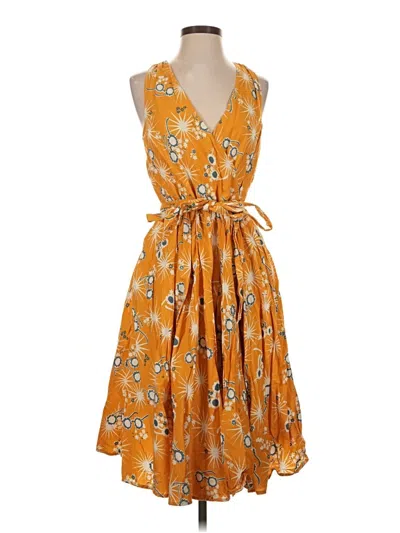 Pre-owned Modcloth Casual Dress In Yellow