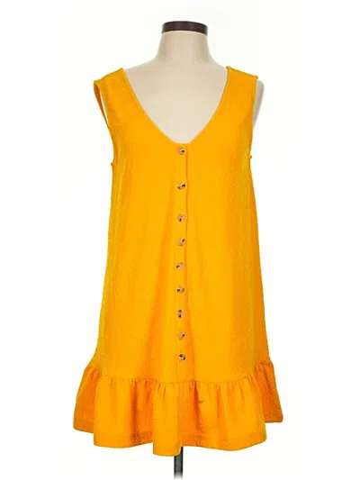 Pre-owned Modcloth Casual Dress In Yellow